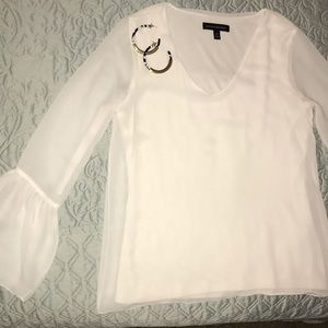 Stylish white blouse, barely worn.